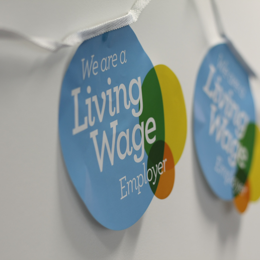 Living Wage Employer Bunting